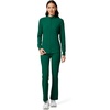 image:imageCherokee iFlex Scrub Jacket for Women 2 Pocket Zip FrontHunter Green