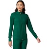 image:imageCherokee iFlex Scrub Jacket for Women 2 Pocket Zip FrontHunter Green