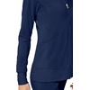 image:imageCherokee iFlex Scrub Jacket for Women 2 Pocket Zip FrontNavy