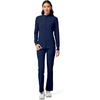 image:imageCherokee iFlex Scrub Jacket for Women 2 Pocket Zip FrontNavy