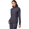 image:imageCherokee iFlex Scrub Jacket for Women 2 Pocket Zip FrontPewter