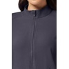 image:imageCherokee iFlex Scrub Jacket for Women 2 Pocket Zip FrontPewter