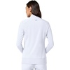 image:imageCherokee iFlex Scrub Jacket for Women 2 Pocket Zip FrontWhite