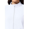 image:imageCherokee iFlex Scrub Jacket for Women 2 Pocket Zip FrontWhite