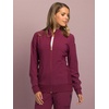 image:imageCherokee iFlex Scrub Jacket for Women 2 Pocket Zip FrontWine