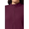 image:imageCherokee iFlex Scrub Jacket for Women 2 Pocket Zip FrontWine