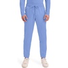 image:imageCherokee Joggers for Men Modern Fit Scrub Pant with Drawstring Waistband 5 Pockets Soft 2Way Stretch Fabric  WW012Ciel Blue