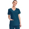 image:imageCherokee WW Core Stretch Scrub Tops Women VNeck 3 PocketsCaribbean Blue