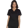 image:imageCherokee WW Core Stretch Womens Scrubs Top VNeck 2 Way Medical Scrub TopBlack
