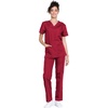 image:imageCherokee WW Originals Unisex Scrub Sets VNeck Top amp Drawstring PantRed