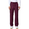 image:imageCherokee WW Professionals Scrubs for Men Tapered Leg Cargo Scrub PantsWine