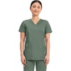 image:imageCherokee WW Revolution Medical Womens Scrub Top VNeck 3Pocket ScrubsOlive