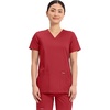 image:imageCherokee WW Revolution Medical Womens Scrub Top VNeck 3Pocket ScrubsRed