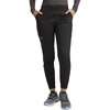image:imageCherokee Womens Scrub Jogger Pants Modern Classic Fit Mid Rise Bottom with 5 Pockets Elastic Knit Waistband  WW115Black