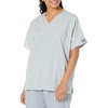 image:imageCherokee Workwear Originals Womens Eggplant VNeck Short Sleeve Scrub Top  LargeGrey
