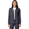 image:imageCherokee iFlex Scrub Jacket for Women 2 Pocket Zip FrontPewter