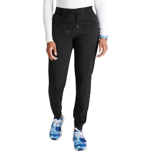image:imageCherokee Atmos Mid Rise Scrub Pants for Women PullOn Jogger 4 PocketsBlack