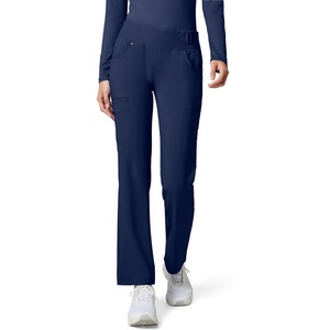 image:imageCherokee Iflex Scrubs for Women Straight Leg Scrub Pants with 6 PocketsNavy