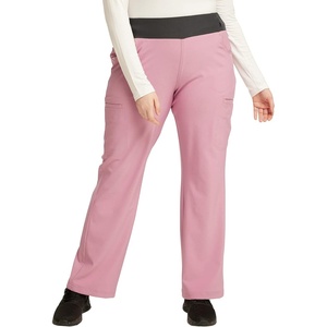 image:imageCherokee Iflex Scrubs for Women Straight Leg Scrub Pants with 6 PocketsSpring Iris