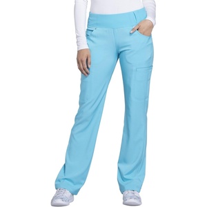 image:imageCherokee Iflex Scrubs for Women Straight Leg Scrub Pants with 6 PocketsTurquoise