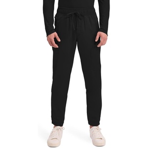 image:imageCherokee Joggers for Men Modern Fit Scrub Pant with Drawstring Waistband 5 Pockets Soft 2Way Stretch Fabric  WW012Black