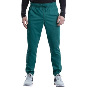 image:imageCherokee Joggers for Men Modern Fit Scrub Pant with Drawstring Waistband 5 Pockets Soft 2Way Stretch Fabric  WW012Hunter