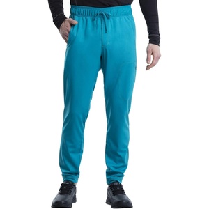 image:imageCherokee Joggers for Men Modern Fit Scrub Pant with Drawstring Waistband 5 Pockets Soft 2Way Stretch Fabric  WW012Teal Blue
