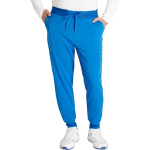 image:imageCherokee Mens Mid Rise Jogger Scrub Pants with 5 Pockets and Elastic Waistband CK132ARoyal