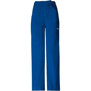 image:imageCherokee Scrub Pants for Men Cargo Nursing Bottom with Zip Fly 7 Pockets Elastic Waist amp 2Way Stretch Fabric  4243Galaxy Blue