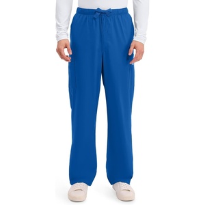 image:imageCherokee Scrub Pants for Men Cargo Nursing Bottom with Zip Fly 7 Pockets Elastic Waist amp 2Way Stretch Fabric  4243Royal