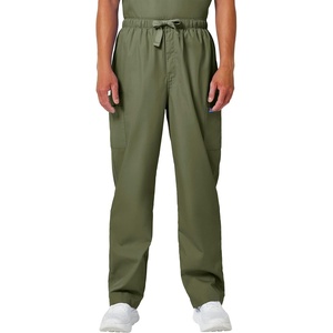 image:imageCherokee Scrub for Men Fly Front Cargo Pant with 7 Pocket Durable Fade Resistant Fabric  4000Olive