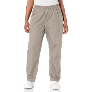 image:imageCherokee Scrubs for Women Cargo Pant Natural Rise Tapered PullOn Bottom with 4 Pockets  Fade Resistant Fabric  4200Khaki