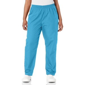 image:imageCherokee Scrubs for Women Cargo Pant Natural Rise Tapered PullOn Bottom with 4 Pockets  Fade Resistant Fabric  4200Maliblue
