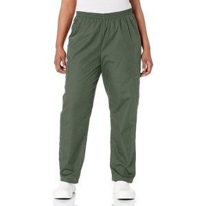image:imageCherokee Scrubs for Women Cargo Pant Natural Rise Tapered PullOn Bottom with 4 Pockets  Fade Resistant Fabric  4200Olive