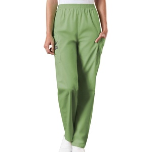 image:imageCherokee Scrubs for Women Cargo Pant Natural Rise Tapered PullOn Bottom with 4 Pockets  Fade Resistant Fabric  4200Sage Green