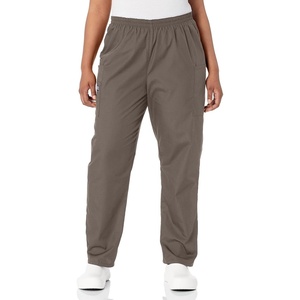 image:imageCherokee Scrubs for Women Cargo Pant Natural Rise Tapered PullOn Bottom with 4 Pockets  Fade Resistant Fabric  4200Taupe