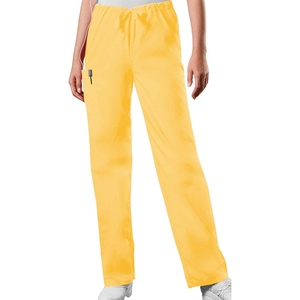image:imageCherokee Unisex Scrub Pants for Men amp Women Drawstring Cargo Medical Uniform Straight Leg Nursing Scrub Bottoms  4100Dandelion