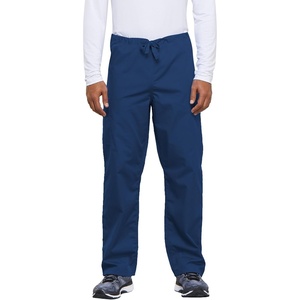 image:imageCherokee Unisex Scrub Pants for Men amp Women Drawstring Cargo Medical Uniform Straight Leg Nursing Scrub Bottoms  4100Galaxy Blue