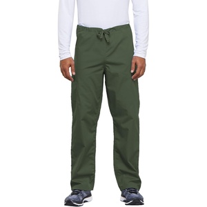 image:imageCherokee Unisex Scrub Pants for Men amp Women Drawstring Cargo Medical Uniform Straight Leg Nursing Scrub Bottoms  4100Olive