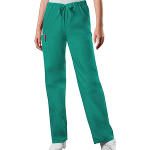 image:imageCherokee Unisex Scrub Pants for Men amp Women Drawstring Cargo Medical Uniform Straight Leg Nursing Scrub Bottoms  4100Surgical Green