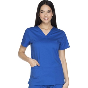 image:imageCherokee WW Core Stretch Womens Scrubs Top VNeck 2 Way Medical Scrub TopRoyal