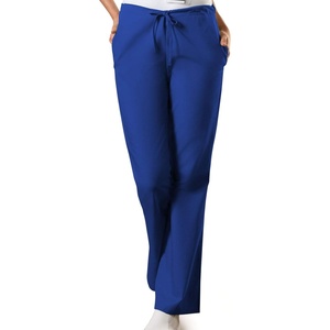 image:imageCherokee WW Originals Scrub Pants for Women Flare Leg 3 PocketsGalaxy Blue