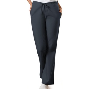 image:imageCherokee WW Originals Scrub Pants for Women Flare Leg 3 PocketsPewter