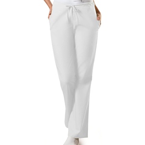 image:imageCherokee WW Originals Scrub Pants for Women Flare Leg 3 PocketsWhite