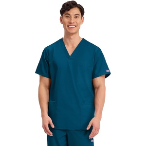 image:imageCherokee WW Originals Scrubs for Women and Men Unisex VNeck Scrub TopCaribbean Blue