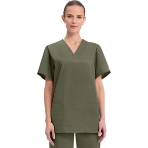 image:imageCherokee WW Originals Scrubs for Women and Men Unisex VNeck Scrub TopOlive