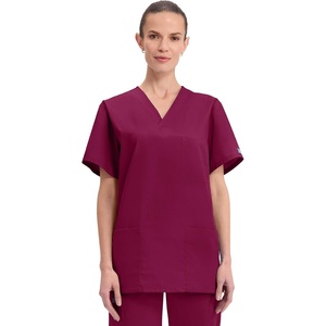 image:imageCherokee WW Originals Scrubs for Women and Men Unisex VNeck Scrub TopWine