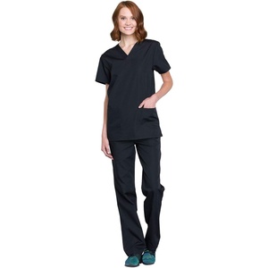 image:imageCherokee WW Originals Unisex Scrub Sets VNeck Top amp Drawstring PantBlack