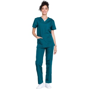 image:imageCherokee WW Originals Unisex Scrub Sets VNeck Top amp Drawstring PantCaribbean Blue