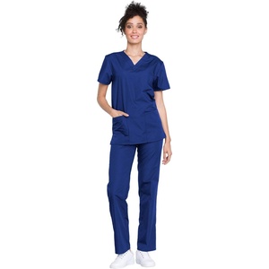 image:imageCherokee WW Originals Unisex Scrub Sets VNeck Top amp Drawstring PantGalaxy Blue
